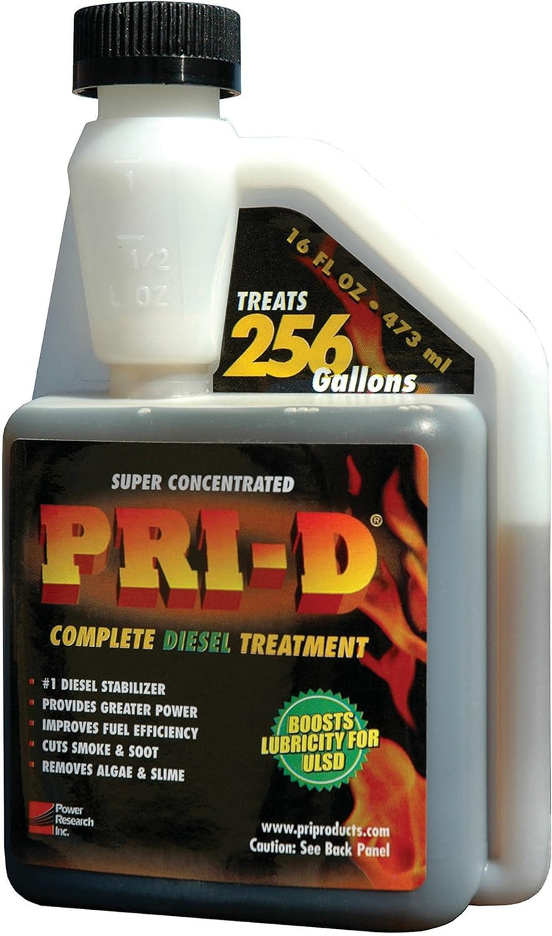 PRI-D 16-oz - Diesel Stabilizer Treatment - Treats 256 gallons