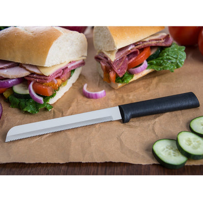 RADA Cutlery Black SSR 6" Bread Knife