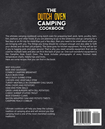 The Dutch Oven Camping Cookbook by Roger Murphy