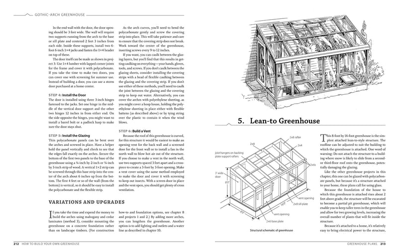 How to Build Your Own Greenhouse: Designs and Plans to Meet Your Growing Needs