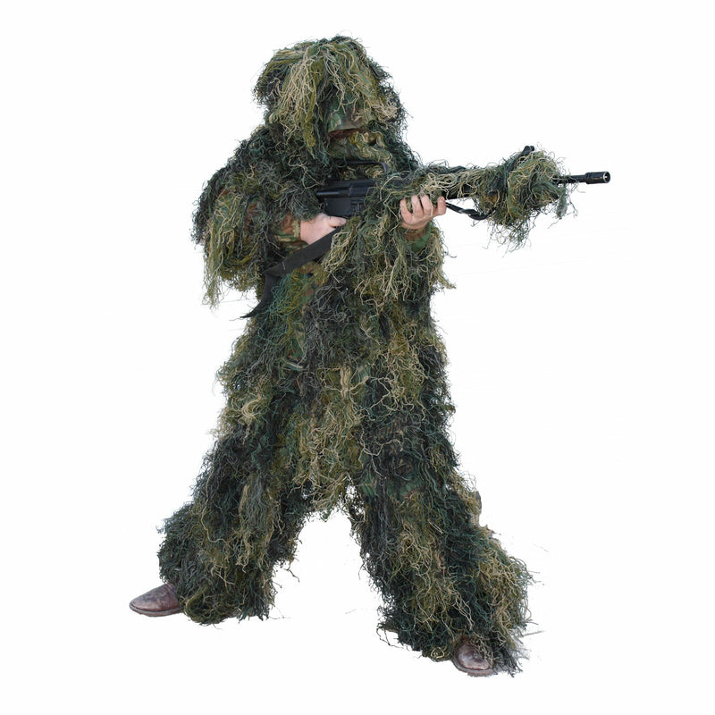 Red Rock Outdoor Gear - 5-Piece Youth Ghillie Suit - Woodland